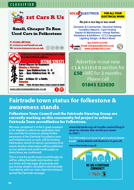 Ftcm20 Folkestone Town Council Community Magazine Issue 20